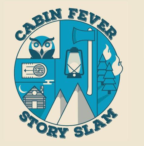 cabin fever story slam logo