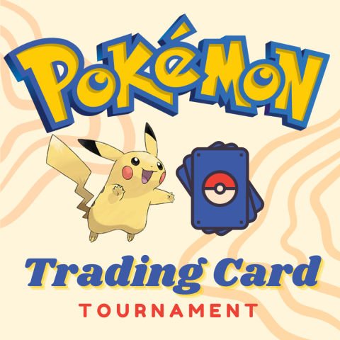 image of some Pokemon characters with the words Pokemon trading card tournament