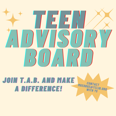 Teen Advisory Board Meeting Flier