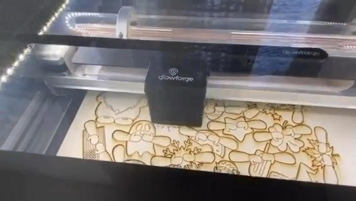 An image of laser cutter. 