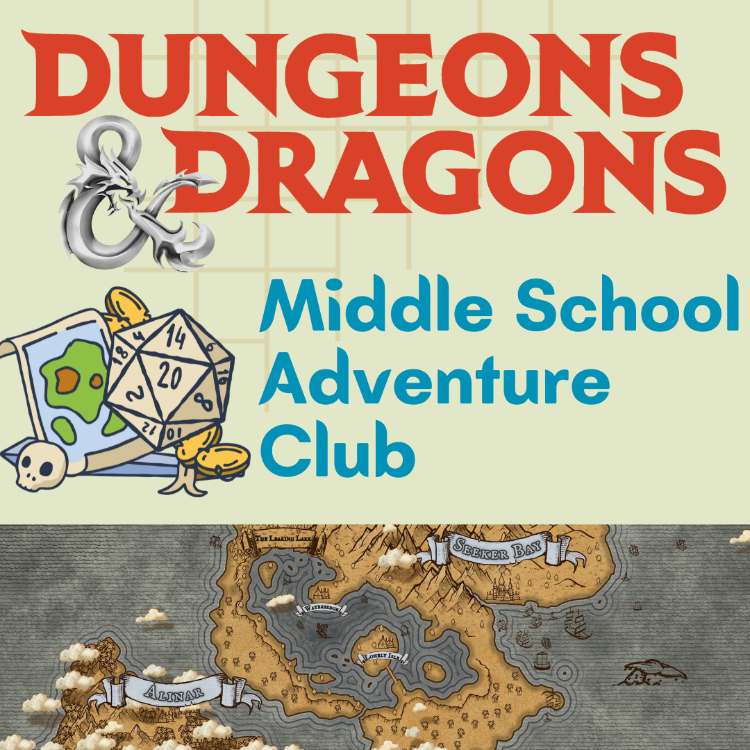 map image with the words Dungeons & Dragons